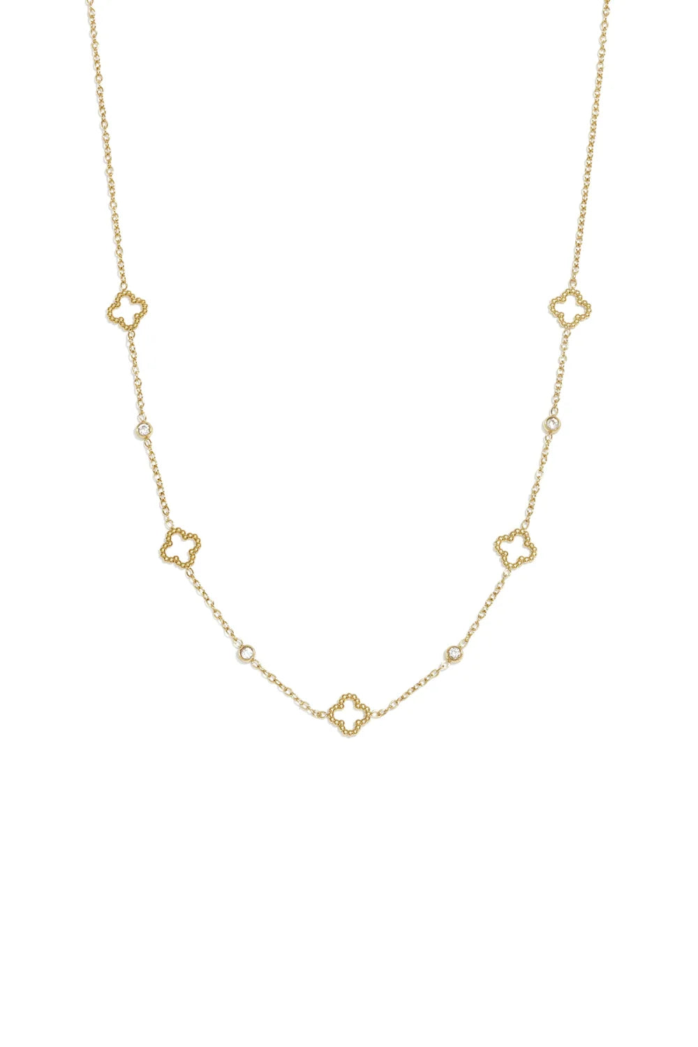 Collane Con Pendente In Acciaio Inossidabile, Serie Clover Simple Daily Simple, Gioielli Da Donna