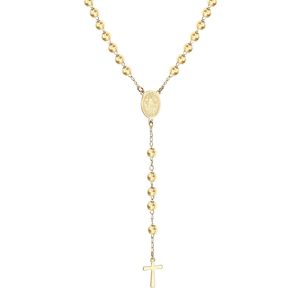 Rosari Cattolici con Perline, Collana con Croce Cristiana