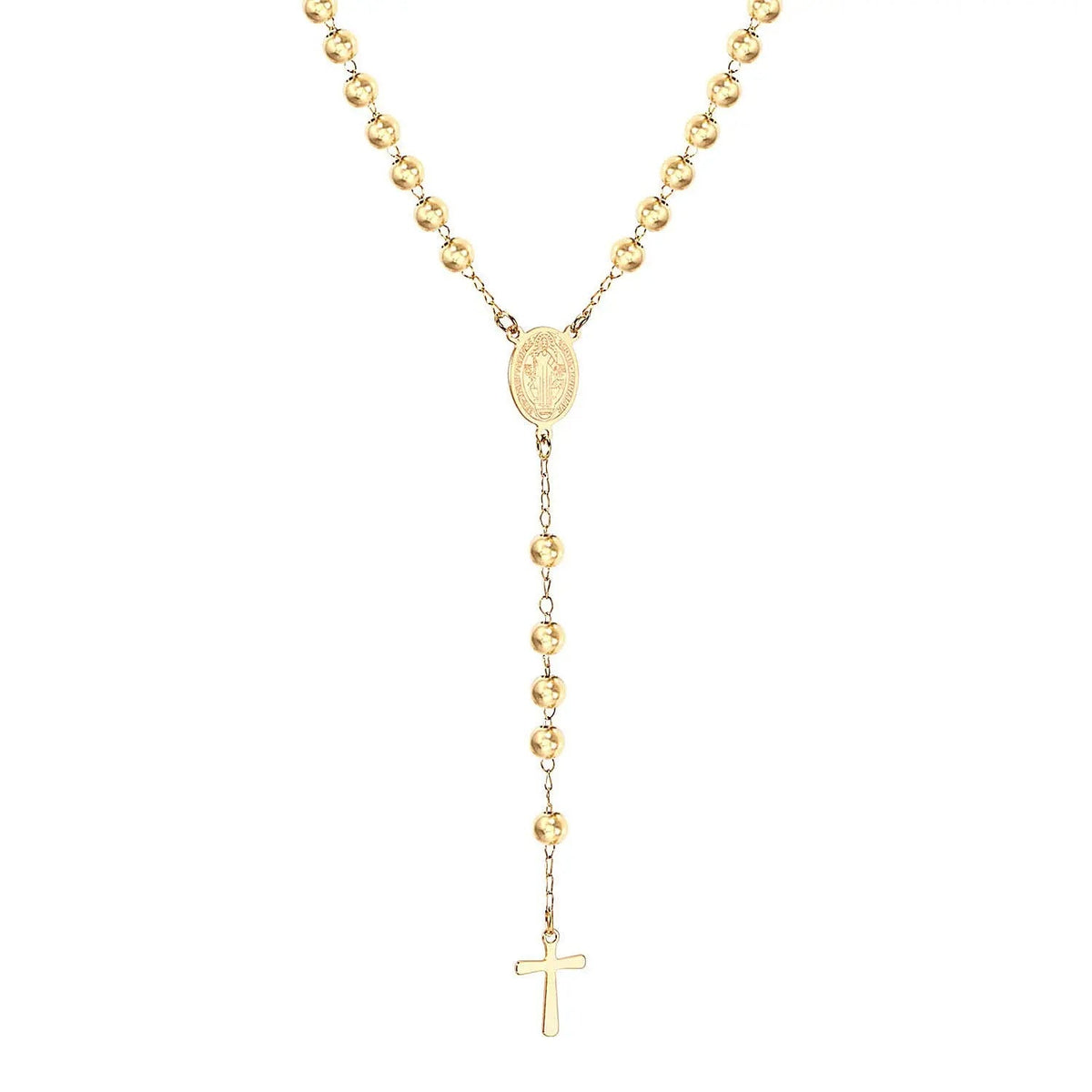 Rosari Cattolici con Perline, Collana con Croce Cristiana