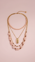 Set collane Peach Bellini a strati