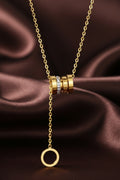 Collana Elegante con Choker e Accessori in Stile Tassel 45cm