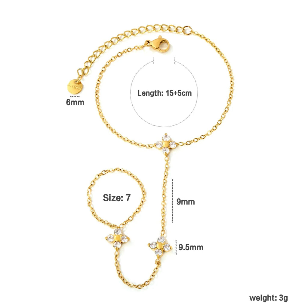Bracciale di Lusso a Dita Collegate
